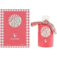 Red El Ganso Hey Sunshine Eau De Toilette 75ml bottle with plaid ribbon and matching box with logo.