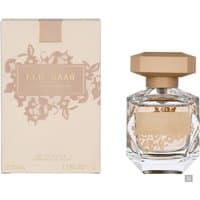 Elie Saab Le Parfum Bridal Eau de Parfum 50ml, faceted glass bottle with beige cap, floral packaging.
