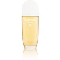 Elizabeth Arden Sunflowers Sunrise Eau de Toilette 100ml, clear bottle with yellow liquid and white cap.