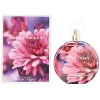 Ellen Tracy Dream Florals Pink Daisy Eau De Parfum 100ml, round bottle with pink daisy design and matching box.