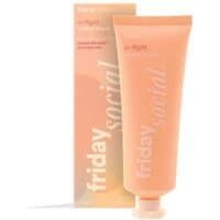 Peach tube of Face Facts In-Flight Hydra Mask 70 ml with matching box, featuring white text and gradient design.