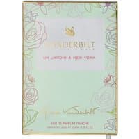 Gloria Vanderbilt Jardin A New York Eau de Parfum 100ml box with floral design and gold accents