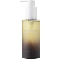 Haruharu Wonder Black Rice Cleansing Oil, 150 ml bottle, gradient brown to clear design with white pump dispenser.
