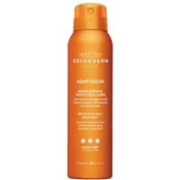 Institut Esthederm Adaptasun Silky Body Mist, orange spray bottle, 150ml, for strong sun protection.