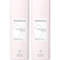 Kerasilk DOUBLE Repairing Shampoo 250ml bottle, light pink with white label and black text.