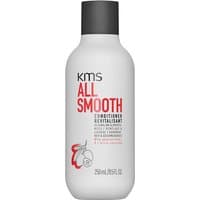 KMS All Smooth Conditioner 250ml, white bottle with black cap and red text detailing.