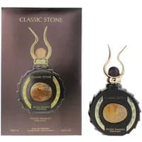 Lattafa Niche Emarati Classic Stone Eau De Parfum 100ml with ornate black bottle and gold accents, boxed packaging.