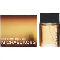 Michael Kors Extreme Journey Eau De Toilette 100ml, amber gradient bottle with black cap, matching box.