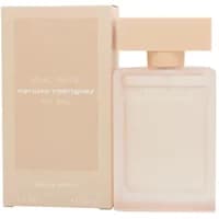 Narciso Rodriguez For Her Musc Nude Eau De Parfum 50ml, pale pink rectangular bottle with matching cap and box.