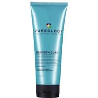 Blue Pureology Strength Cure Superfood Deep Treatment Mask tube, 200ml, with black cap and colorful logo.