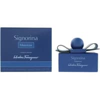 Blue Salvatore Ferragamo Signorina Misteriosa Fashion Edition perfume bottle with matching box, 50ml.