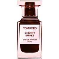 Tom Ford Cherry Smoke Eau de Parfum 50 ml, sleek rectangular bottle with a cherry-red tint and bold white label.