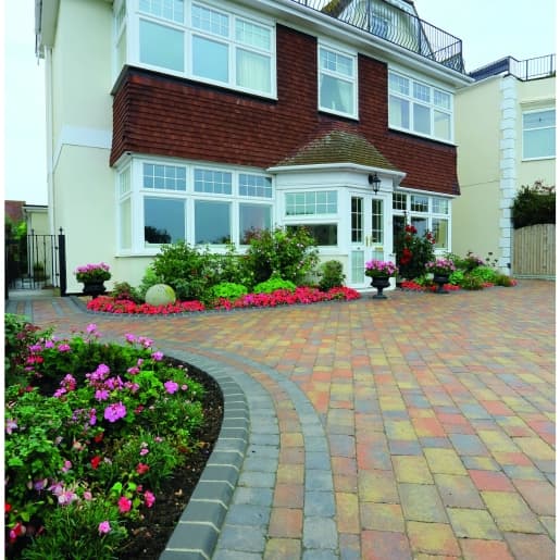 Bradstone Woburn Rumbled Concrete Block Paving Autumn 100mm x 134mm x 50mm - image 2