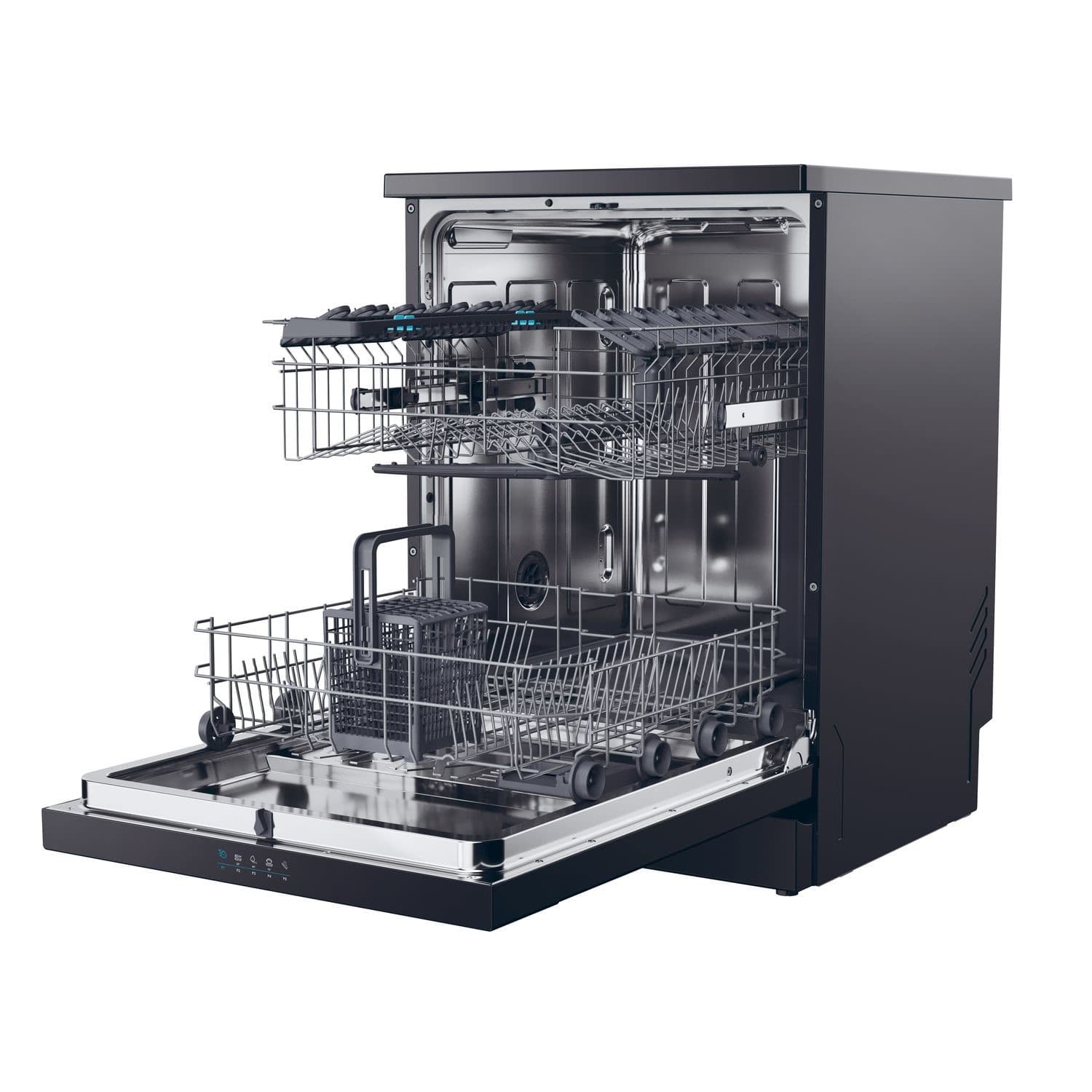 Candy CF3C9E0B 13 Place Full Size Freestanding Black Dishwasher - image 5
