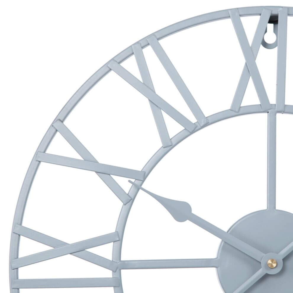 EOS Grey Skeleton Wall Clock with Roman Numerals 40cm - image 2