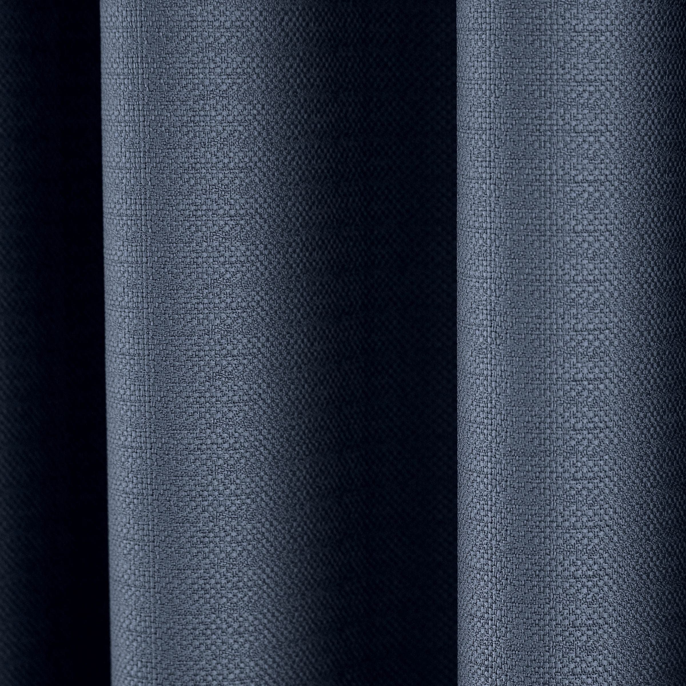 Helena Springfield Eden Lined Blue Eyelet Curtains 168 x 137cm - image 2