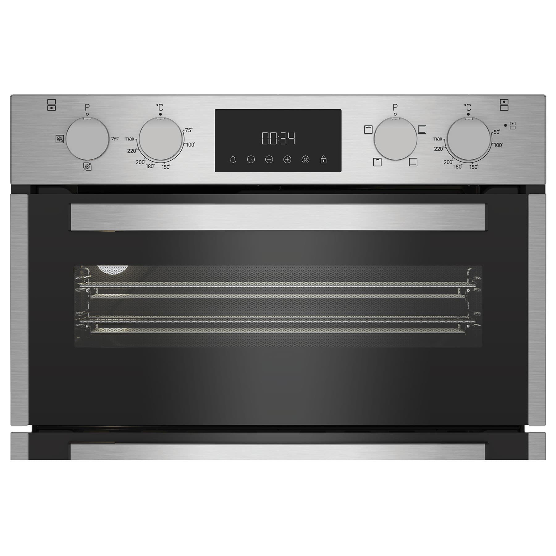 Hotpoint DUH10DIX Stainless Steel Built Under Electric Fan Double Oven - image 3