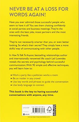 How to Talk to Anyone: 92 Little Tricks For Big Success In Relationships Leil Lowndes Book - image 3