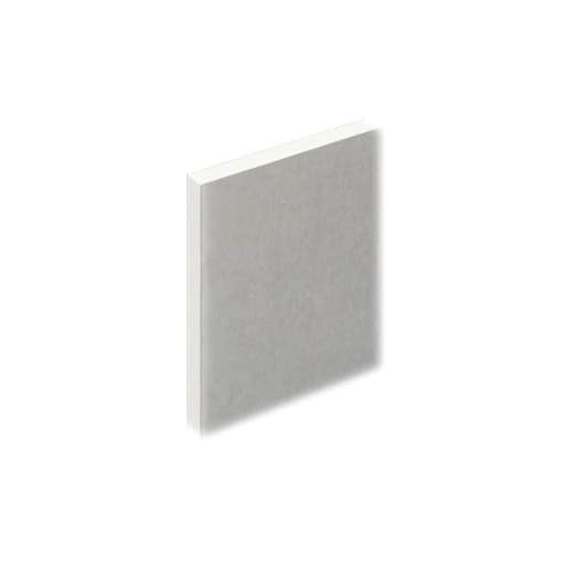 Knauf Wallboard in square edge design, measuring 1800mm x 900mm x 9.5mm, features a smooth, light gray surface ideal for drywall applications.