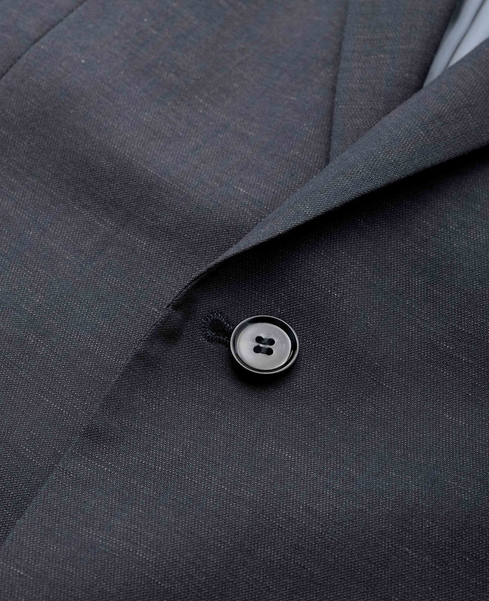Men's Navy Wool Linen Blend Suit Jacket - Size: 48" x Long - Savile Row Company - image 5