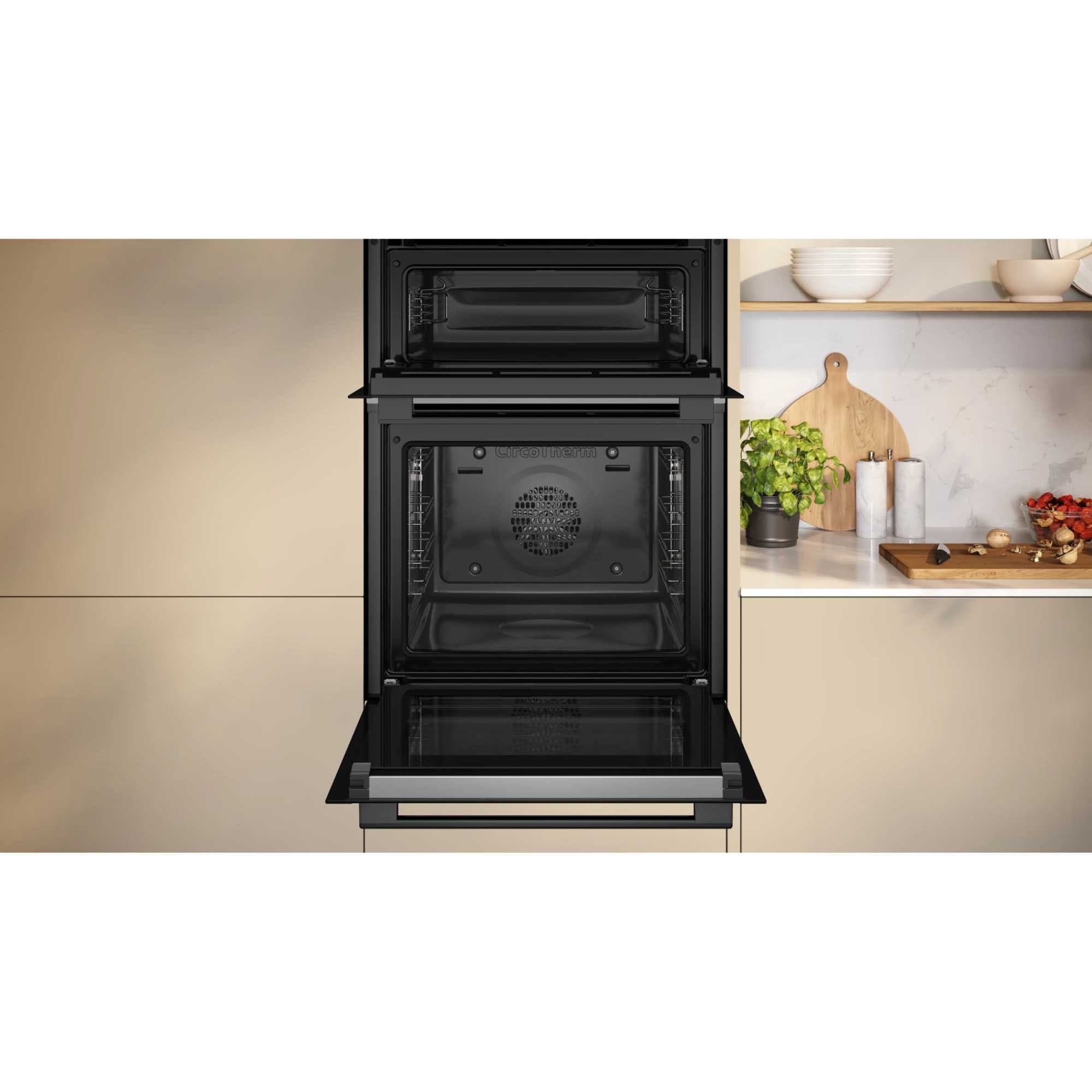 NEFF U2ACH7AN7B N50 Stainless Steel Built In Electric Double Oven - image 2