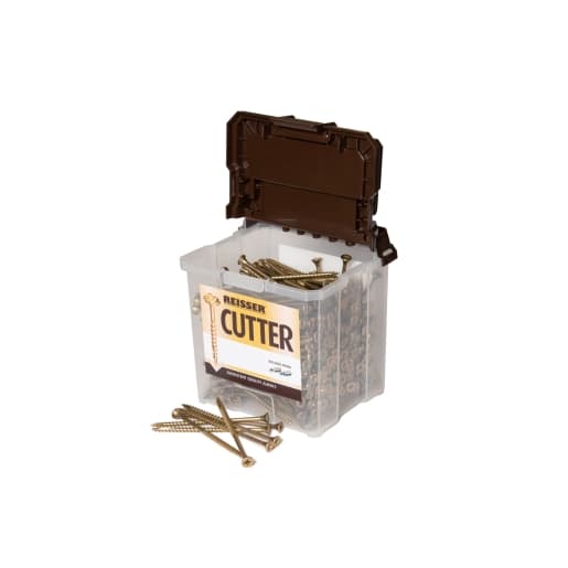 Reisser 8221470PB Cutter Pozi Countersunk Yellow Woodscrews 4.0 X 70 (Tub Of 650) - image 2