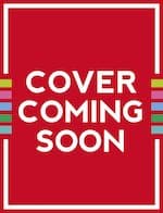 Red box with the text "COVER COMING SOON" in large white letters, bordered by colorful stripes on the sides, indicating a forthcoming product release.