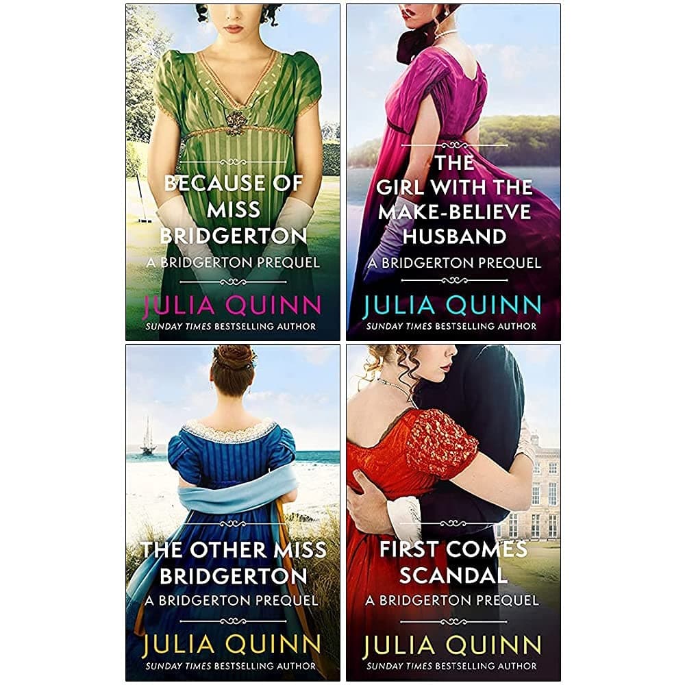 The Rokesbys Bridgerton Prequels Series Books 1 - 4 Collection Set by Julia Quinn (Because of Miss Bridgerton) - image 2