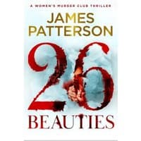 Book cover of "26 Beauties" by Cornerstone with large red numbers and floral background.