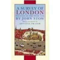 "A Survey of London" book by The History Press Ltd, cover with historical city illustration and red border.