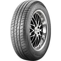 Black Barum Brillantis 2 tire, 145/70 R13 71T, with sleek tread pattern and silver alloy wheel rim.