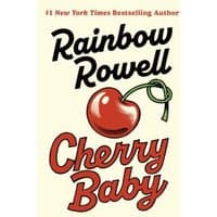"Cherry Baby" book by Penguin Books Ltd, cream cover with red cherry illustration and bold black and red text.