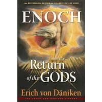 "Enoch and the Return of the Gods book with celestial artwork and bold title text by Red Wheel/Weiser"