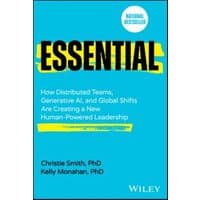 "Blue Wiley book titled Essential with yellow text, featuring authors Christie Smith and Kelly Monahan, PhD"