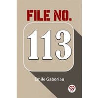 "File No. 113 book by Double 9 Books LLP, beige cover with bold red title and large white numbers"