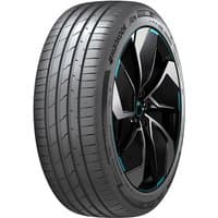 Hankook iON evo tire, 275/35 R22, black with rim protection, sleek tread design, suitable for EVs and SUVs.