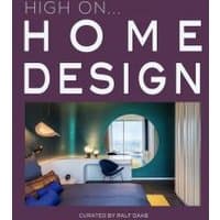 "High On...home Design book by Loft Publications, purple cover with modern interior room image and bold white text"