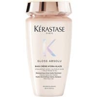 Kérastase Gloss Absolu Bain Crème Hydra-Glaze 250ml, pearl white bottle with iridescent logo and silver cap.