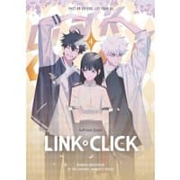 "Link Click Vol 4 comic by Aloha Comics LLC featuring three characters in casual clothing on a colorful cover"