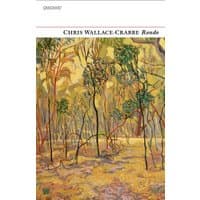 "Rondo" book by Carcanet Press, cover art of a forest scene with tall trees and yellow-brown tones.