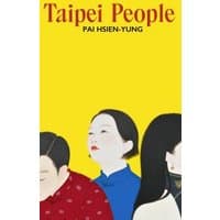 "Taipei People book by Vintage Publishing, yellow cover with stylized illustrations of three people in traditional attire"