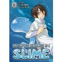 Manga "That Time I Got Reincarnated as a Slime 29" with character in white shirt, blue slime, and blue background.
