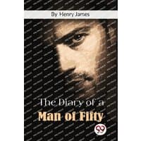 "The Diary of a Man of Fifty" book by Double 9 Books LLP, cover with a shadowed man's face and bold title text.