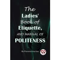 "The Ladies' Book Of Etiquette by Double 9 Books, black cover with elegant script and silhouette of a woman's profile."
