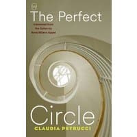 Book cover of "The Perfect Circle" by World Editions, featuring a spiral staircase viewed from above in soft beige tones.