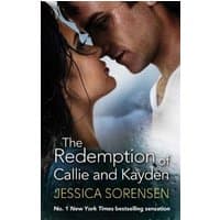 Book cover of "The Redemption of Callie & Kayden" featuring a close-up of a couple facing each other.
