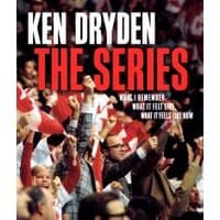 "The Series" book by McClelland & Stewart Inc., features a cheering crowd with Canadian flags on the cover.