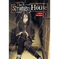 Manga "The Strange House Vol. 3" cover, features a dark-haired character sitting in a dimly lit room.