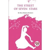 "The Street of Seven Stars book, white cover with pink dancer silhouette and stars, by Double 9 Books LLP"