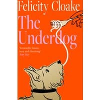 "The Underdog" book by HarperCollins, orange cover, dog illustration, fork with spaghetti, author Felicity Cloake.
